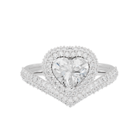 Candy Heart 2.071 Carat Lab Grown Diamond Ring