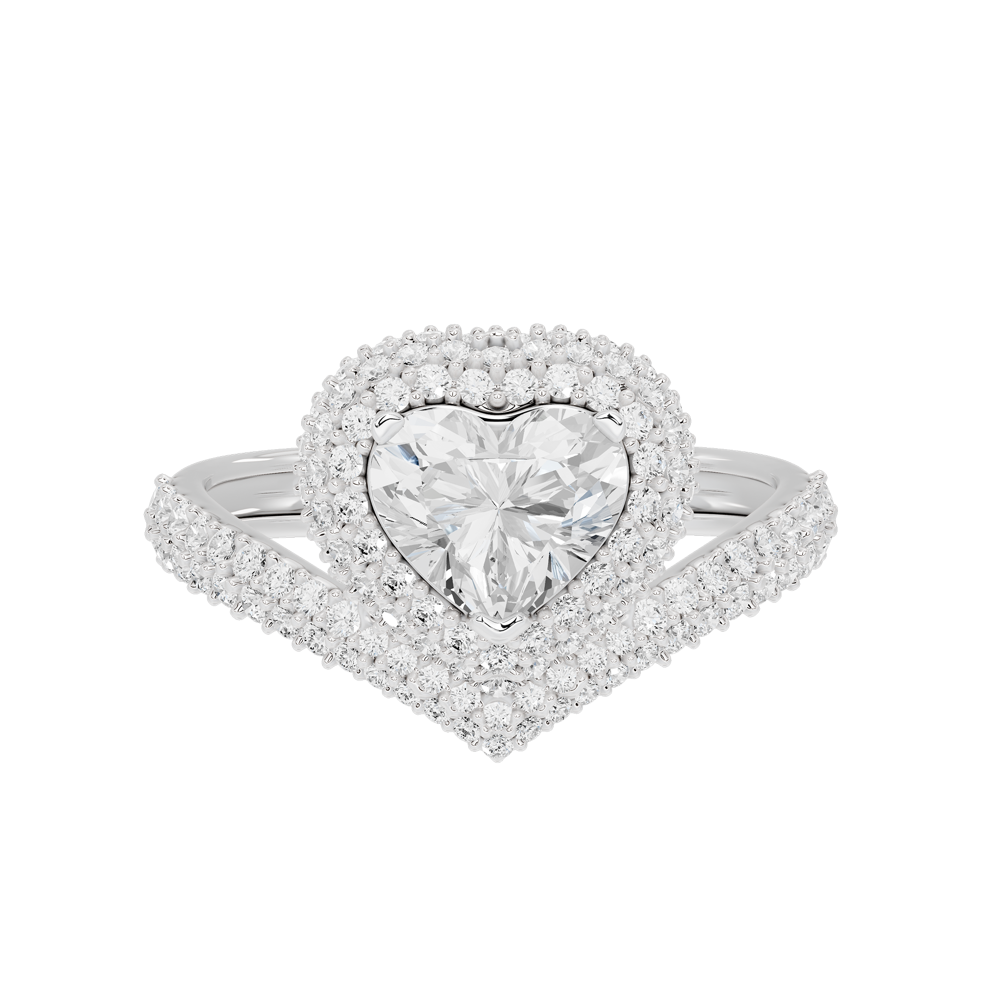 Candy Heart 2.071 Carat Lab Grown Diamond Ring