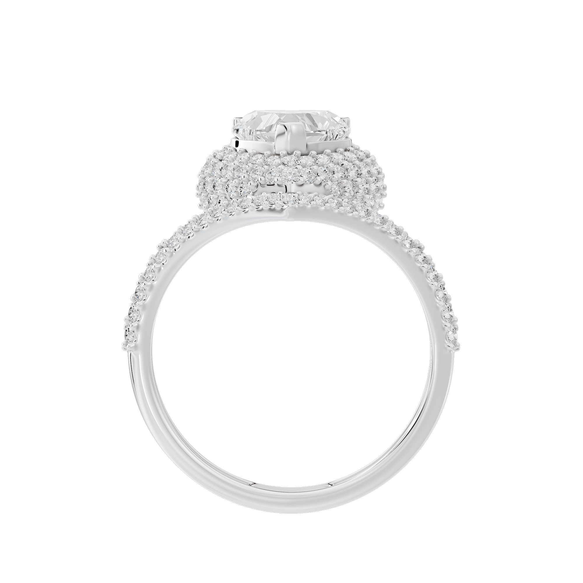 Candy Heart 2.071 Carat Lab Grown Diamond Ring