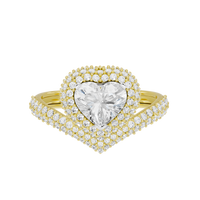 Candy Heart 2.071 Carat Lab Grown Diamond Ring
