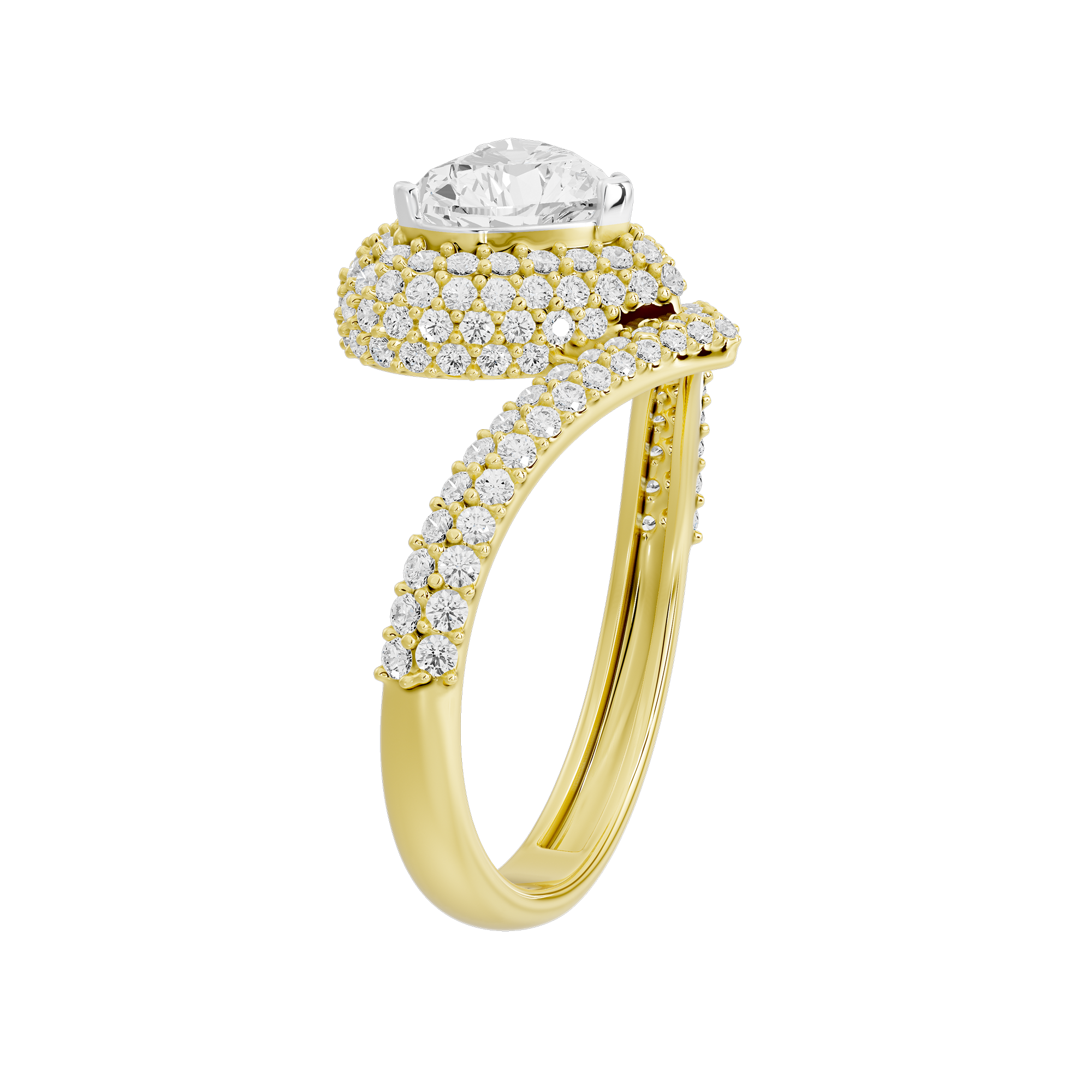 Candy Heart 2.071 Carat Lab Grown Diamond Ring