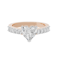 Heartcore Singula Studded 1.09 Carat Lab Grown Diamond Ring