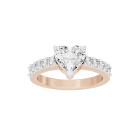 Heartcore Singula Studded 1.09 Carat Lab Grown Diamond Ring
