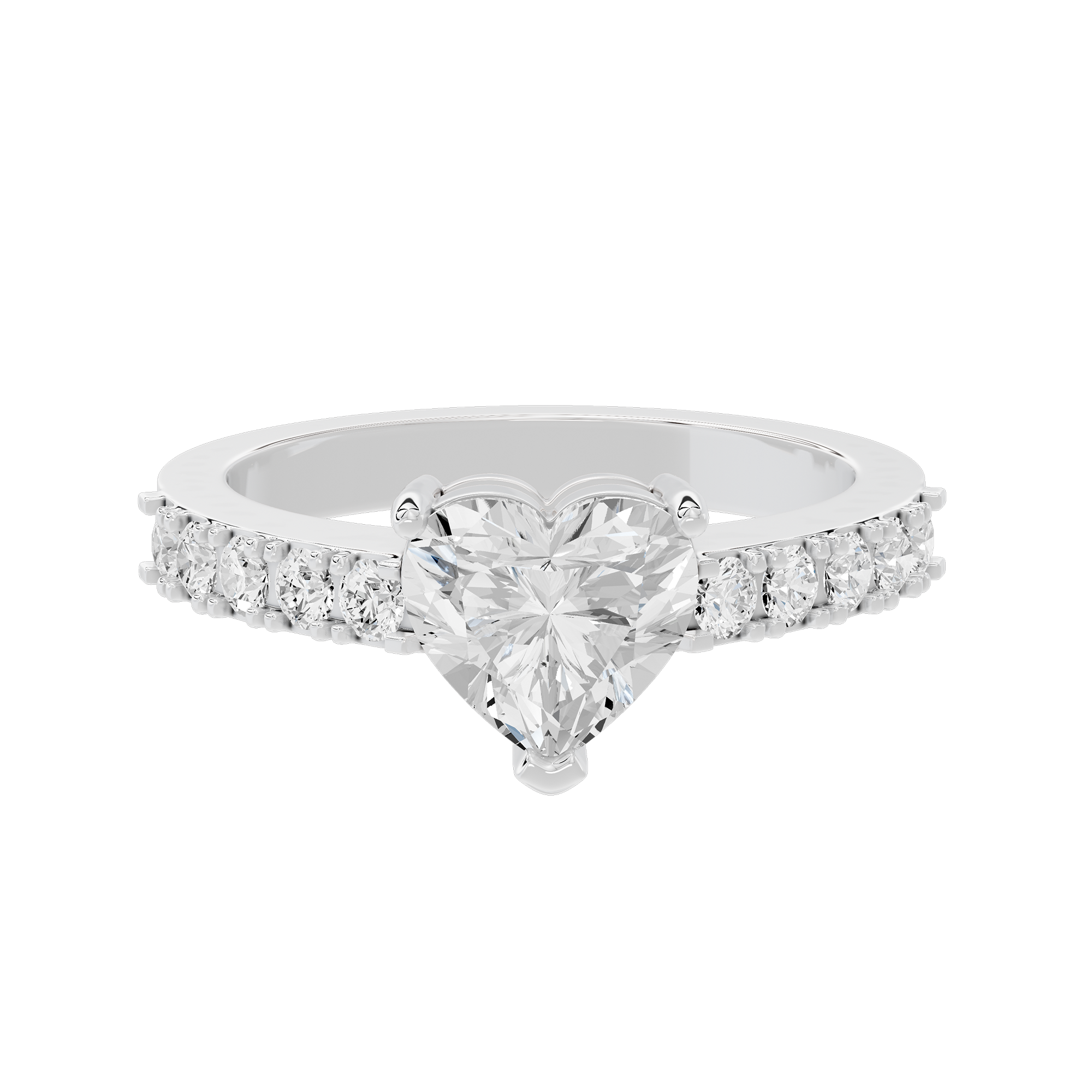 Heartcore Singula Studded 1.09 Carat Lab Grown Diamond Ring