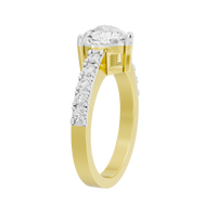 Heartcore Singula Studded 1.09 Carat Lab Grown Diamond Ring
