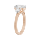 Oval Trio 2.592 Lab Grown Diamond Ring