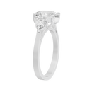 Oval Trio 2.592 Lab Grown Diamond Ring