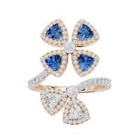 Twilight Flora 0.986 Carat Lab Grown Diamond Ring