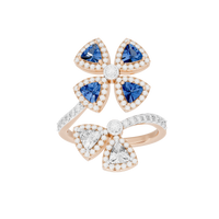 Twilight Flora 0.986 Carat Lab Grown Diamond Ring