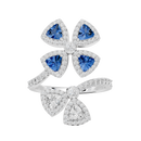 Twilight Flora 0.986 Carat Lab Grown Diamond Ring