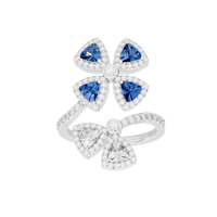 Twilight Flora 0.986 Carat Lab Grown Diamond Ring