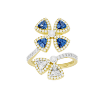 Twilight Flora 0.986 Carat Lab Grown Diamond Ring