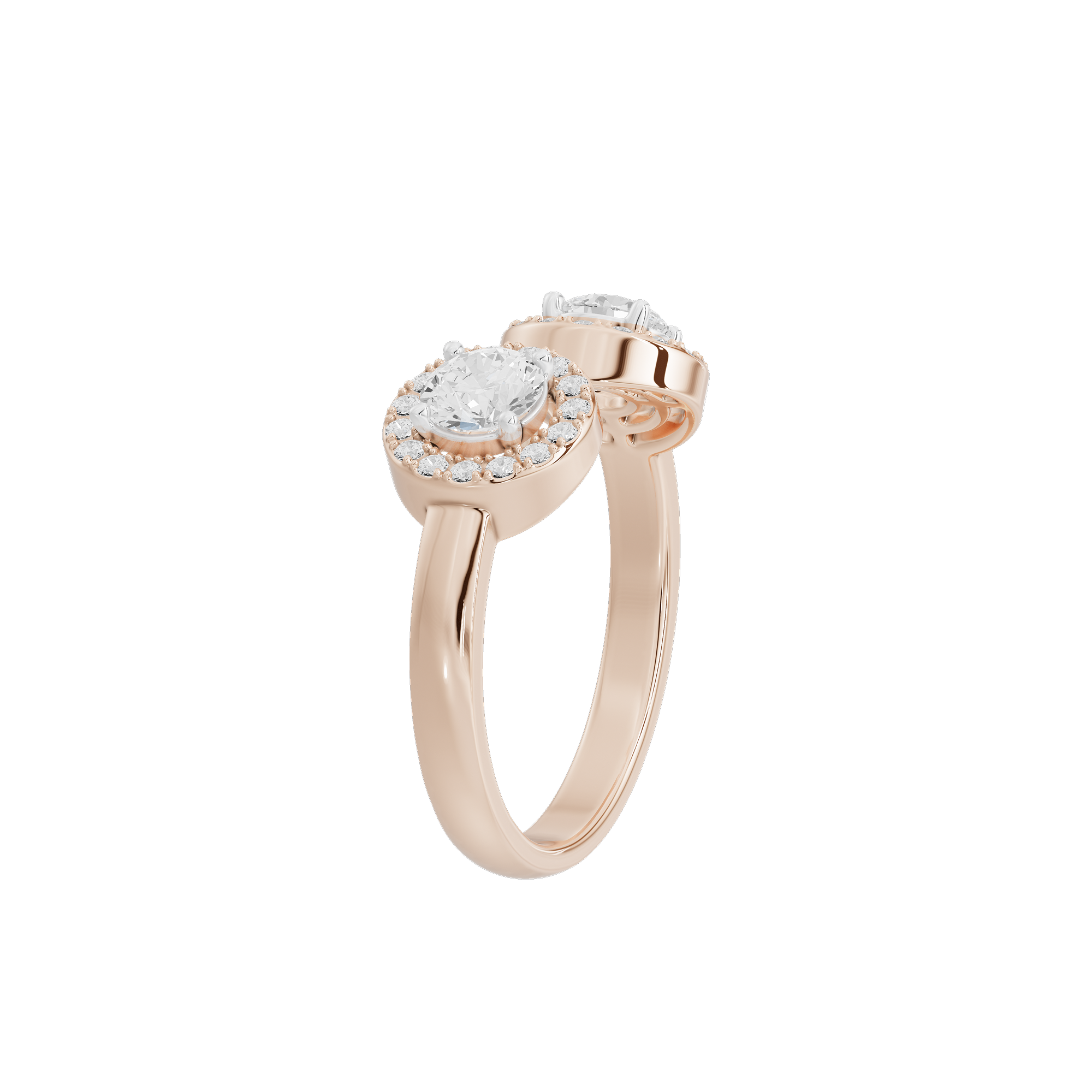 Double Trouble 0.987 Carat Lab Grown Diamond Ring