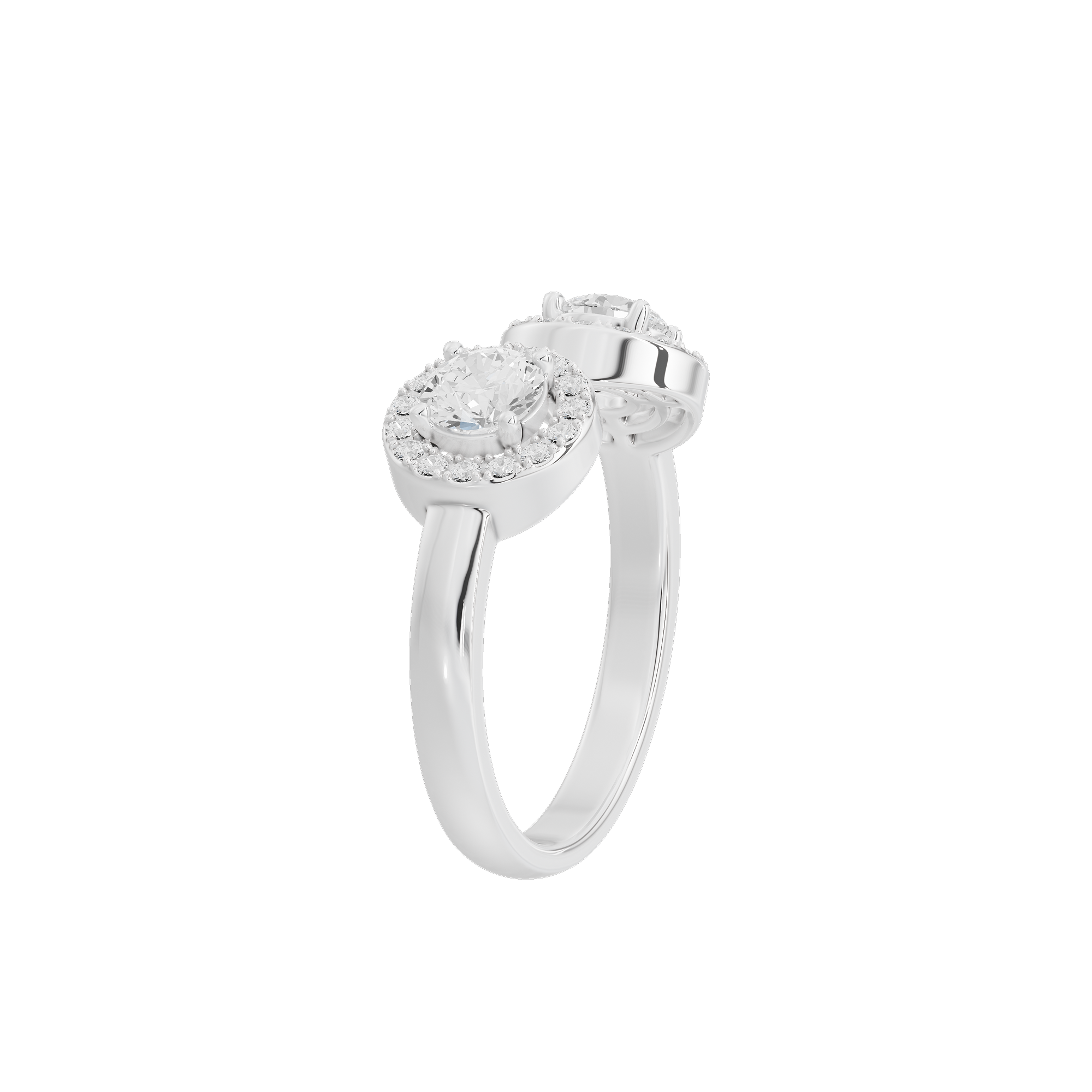 Double Trouble 0.987 Carat Lab Grown Diamond Ring