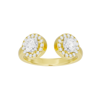 Double Trouble 0.987 Carat Lab Grown Diamond Ring