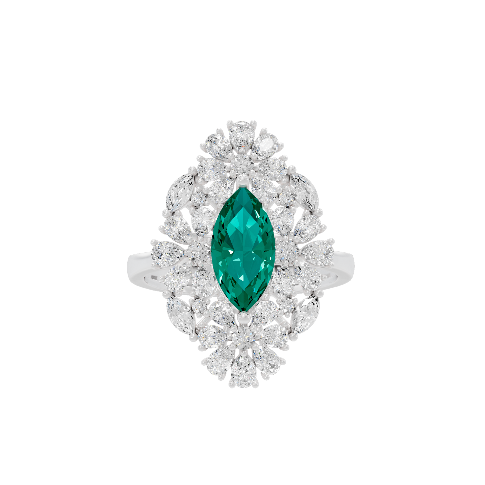 Garden Glare 1.365 Carat Lab Grown Diamond Ring