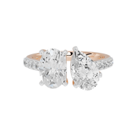 Starlit Duo 2.336 Carat Lab Grown Diamond Ring
