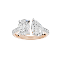 Starlit Duo 2.336 Carat Lab Grown Diamond Ring