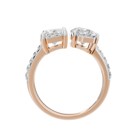 Starlit Duo 2.336 Carat Lab Grown Diamond Ring
