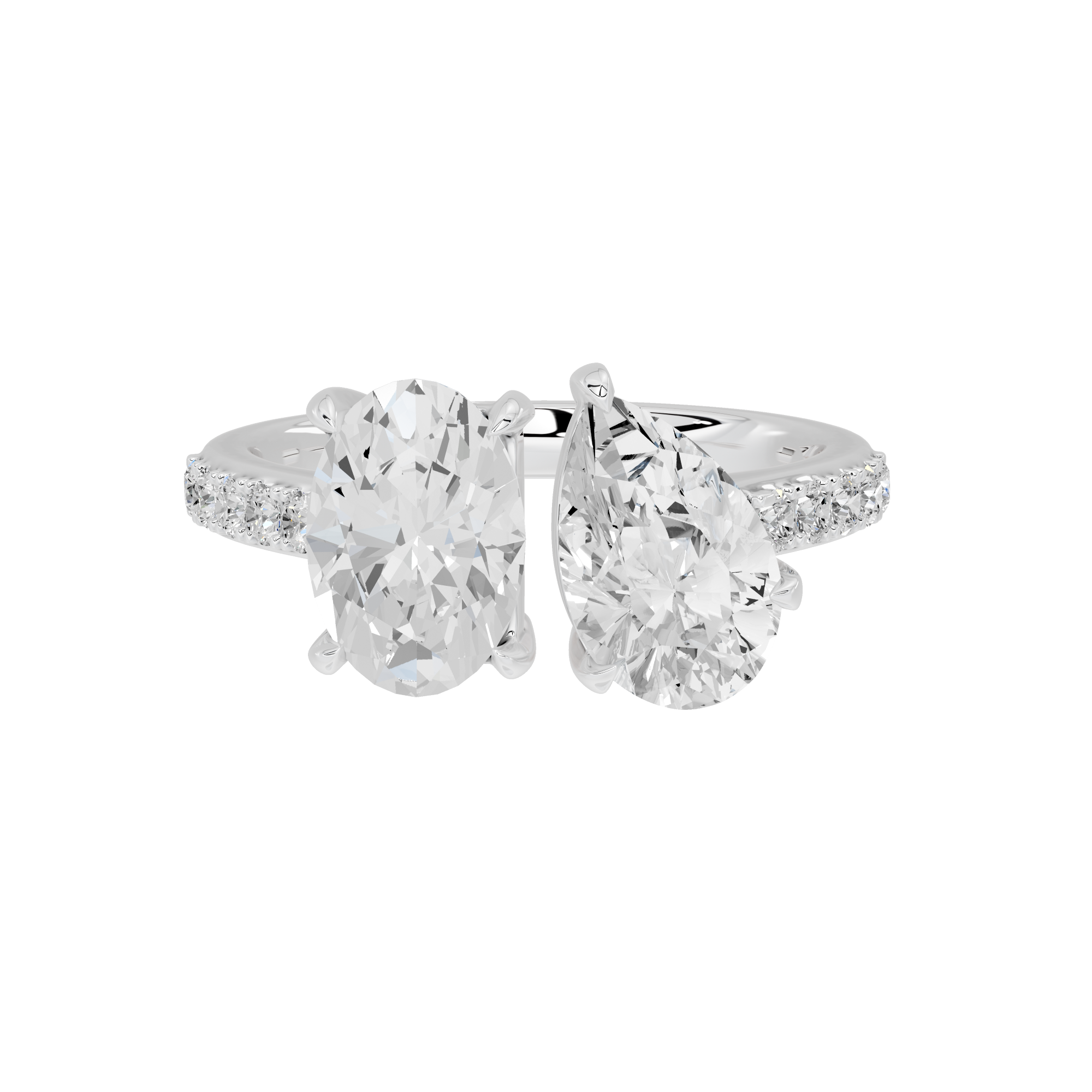 Starlit Duo 2.336 Carat Lab Grown Diamond Ring