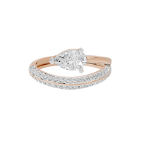 Wrap It Up Pear 1.11 Carat Lab Grown Diamond Ring