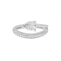 Wrap It Up Pear 1.11 Carat Lab Grown Diamond Ring