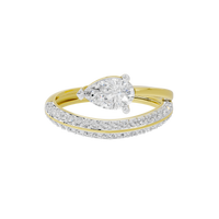 Wrap It Up Pear 1.11 Carat Lab Grown Diamond Ring
