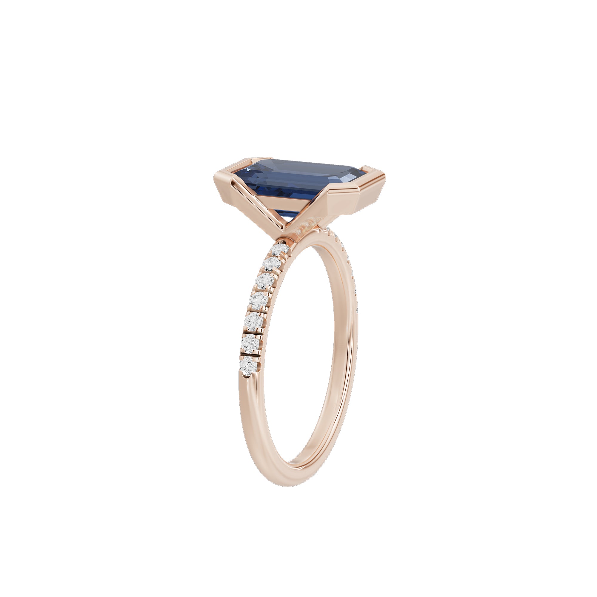 Skyfall Bezel 0.22 Carat Lab Grown Diamond Ring
