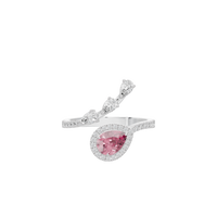 Plum Lab Diamond Ring