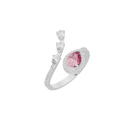 Plum Lab Diamond Ring