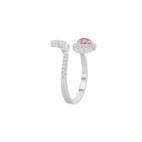 Plum Lab Diamond Ring
