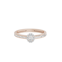 Minty Bagutte Crownlight 0.372 Carat Lab Grown Diamond Ring
