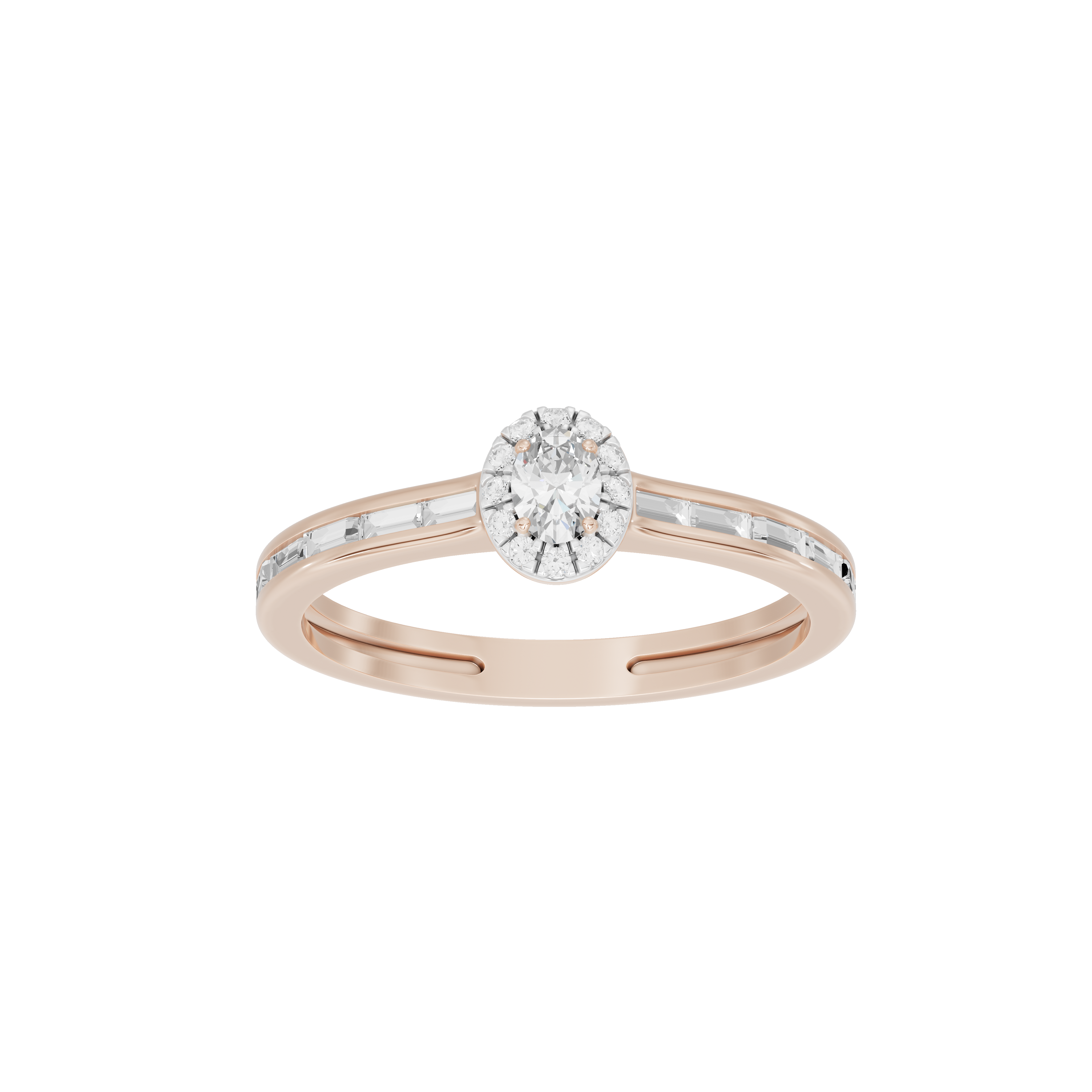 Minty Bagutte Crownlight 0.372 Carat Lab Grown Diamond Ring