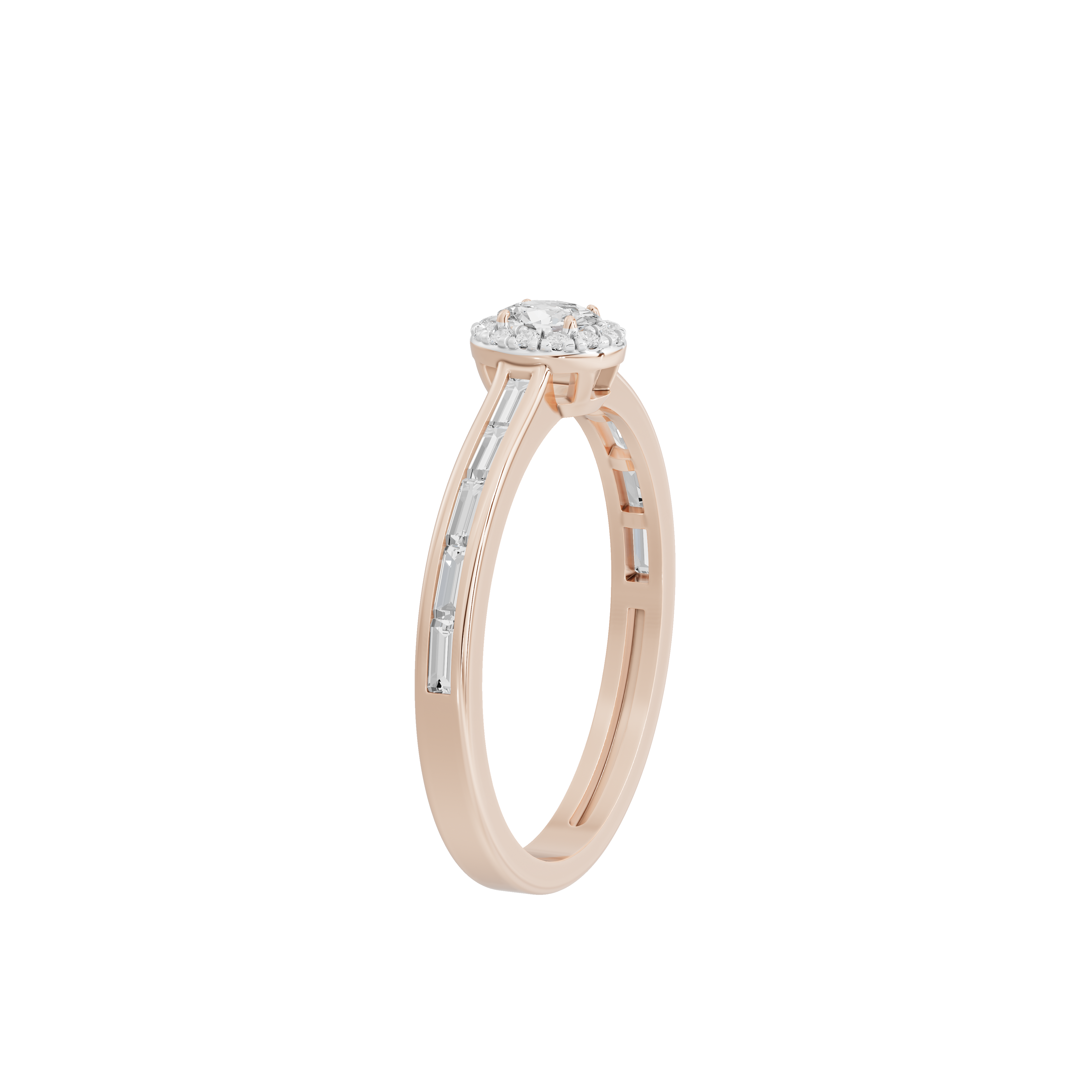 Minty Bagutte Crownlight 0.372 Carat Lab Grown Diamond Ring