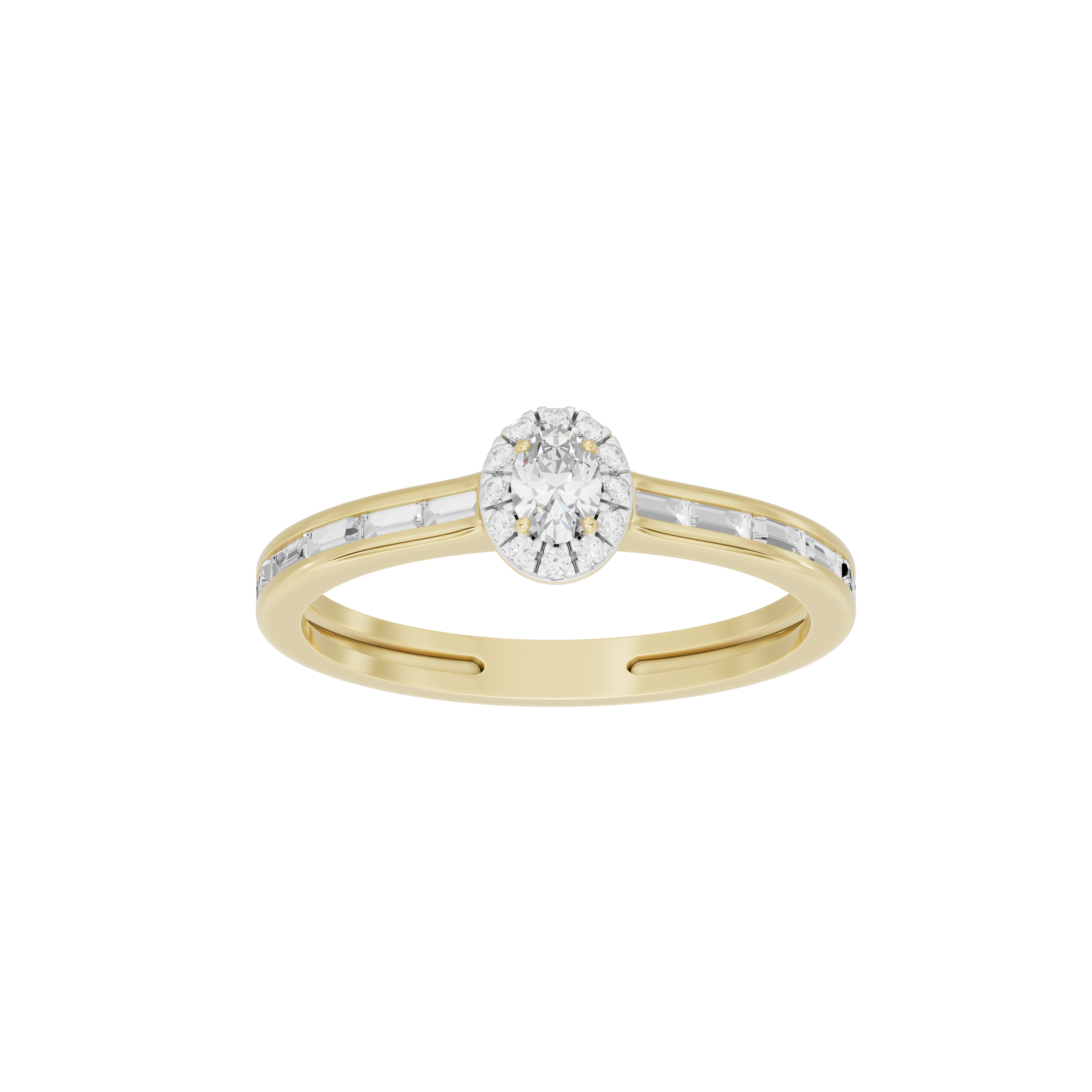 Minty Bagutte Crownlight 0.372 Carat Lab Grown Diamond Ring