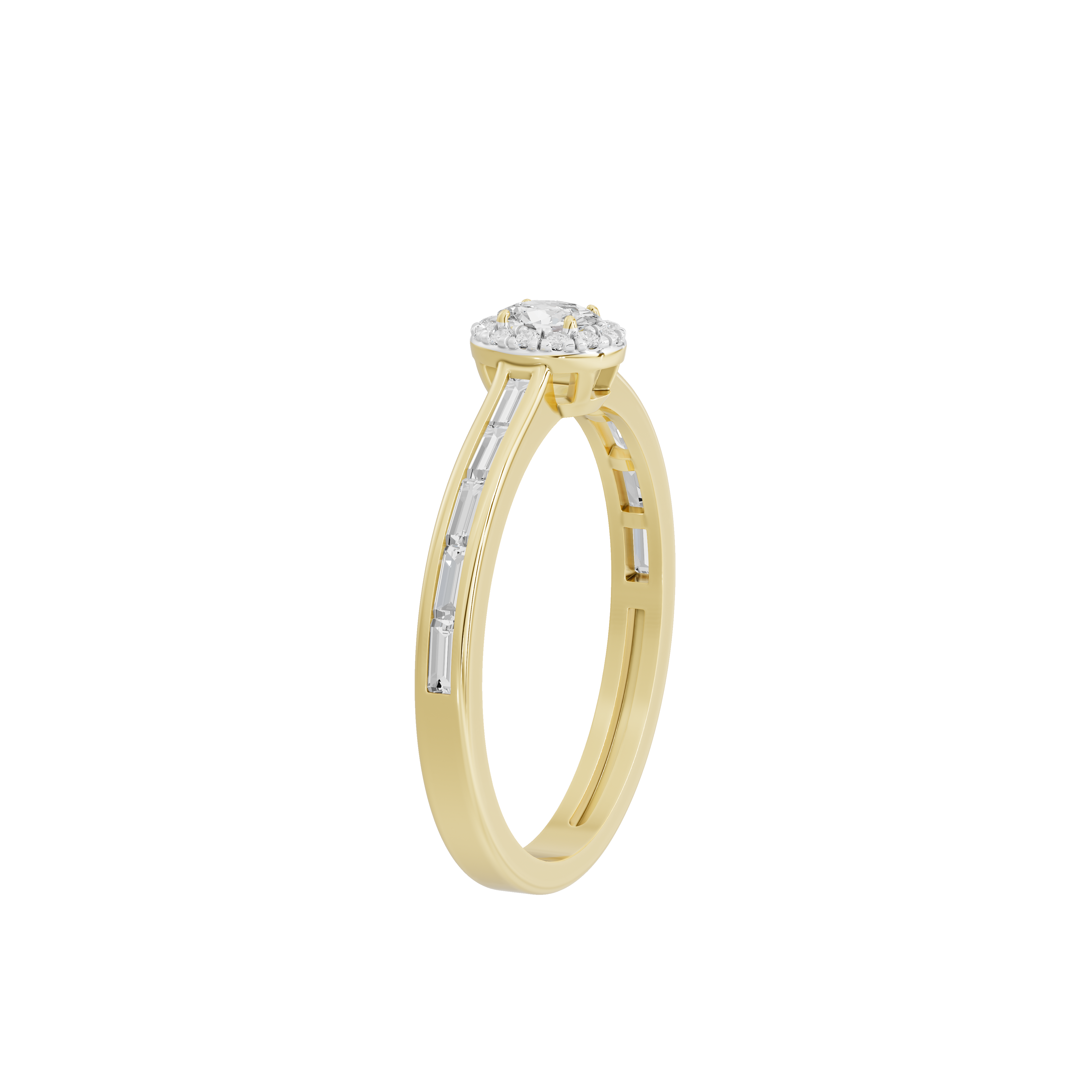 Minty Bagutte Crownlight 0.372 Carat Lab Grown Diamond Ring