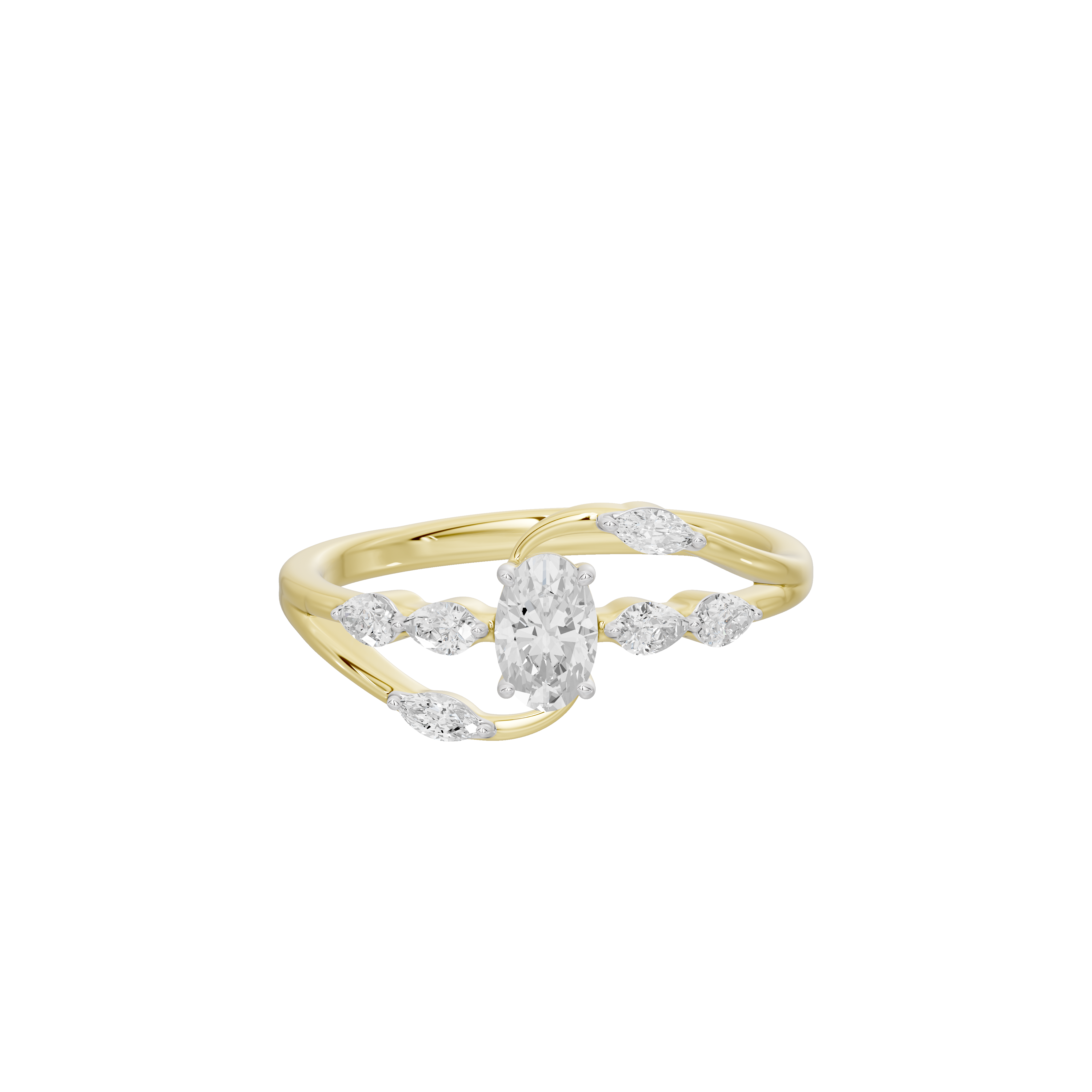 Wren Open Lab Diamond Ring