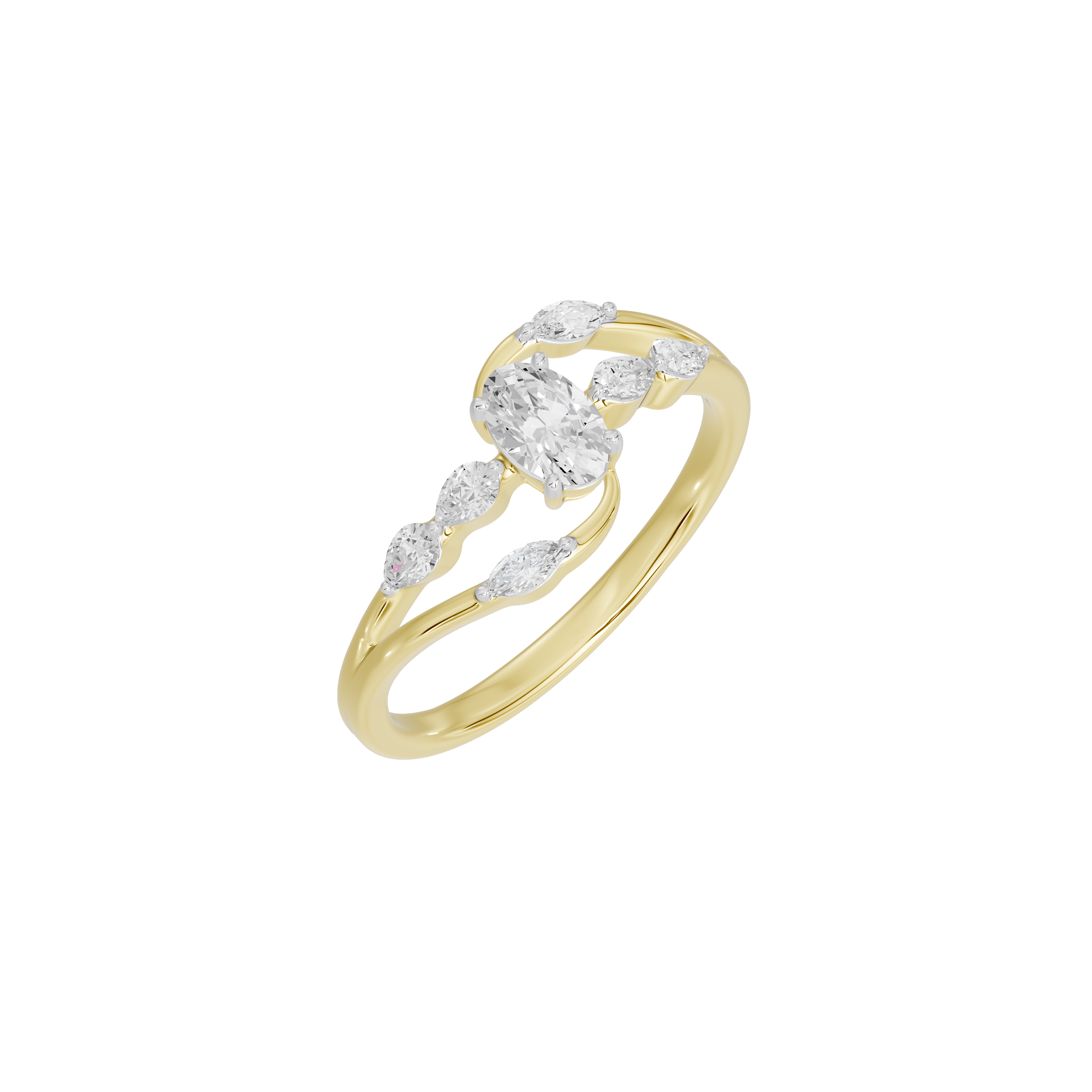 Wren Open Lab Diamond Ring