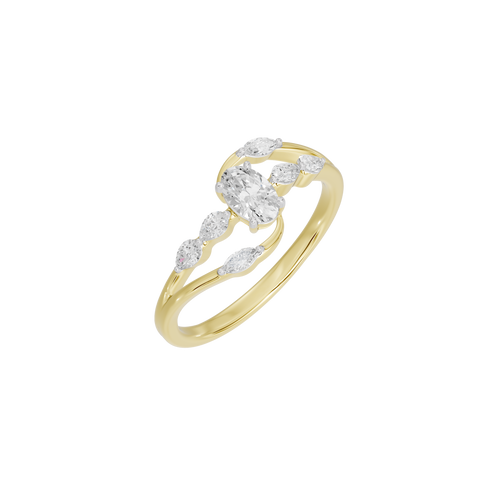 Wren Open Lab Diamond Ring