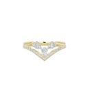 Mila Linear Lab Diamond Ring