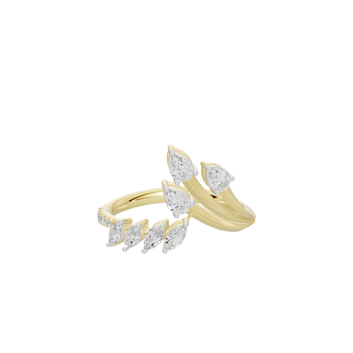 gardenia Lab Diamond Ring