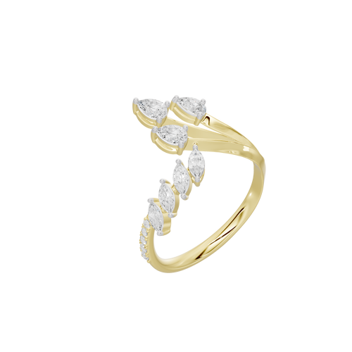 gardenia Lab Diamond Ring