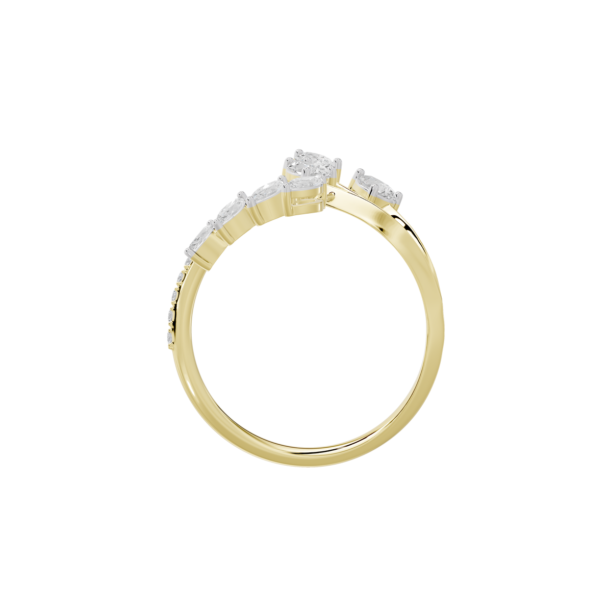 gardenia Lab Diamond Ring