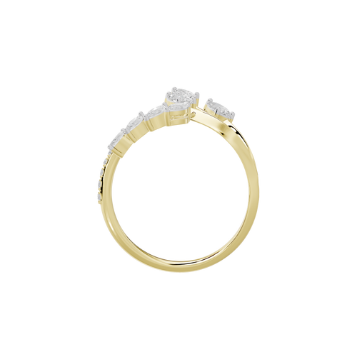 gardenia Lab Diamond Ring