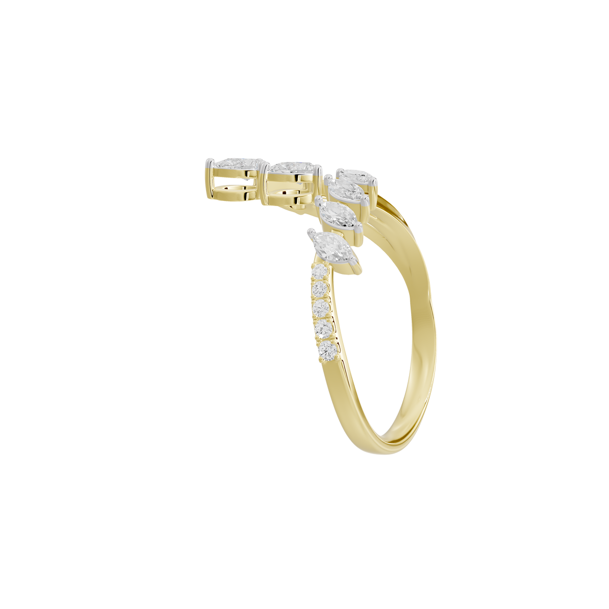 gardenia Lab Diamond Ring