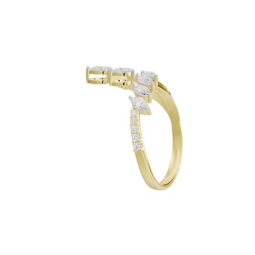 gardenia Lab Diamond Ring