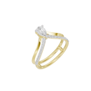 Cove Curved Lab Diamond Ring