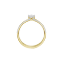 Cove Curved Lab Diamond Ring