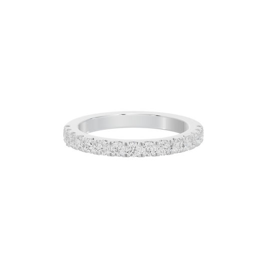 Cleo eternity lab diamond ring with round stones