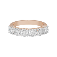Six Sense Half Eternity Band 1.927 Carat Lab Grown Diamond